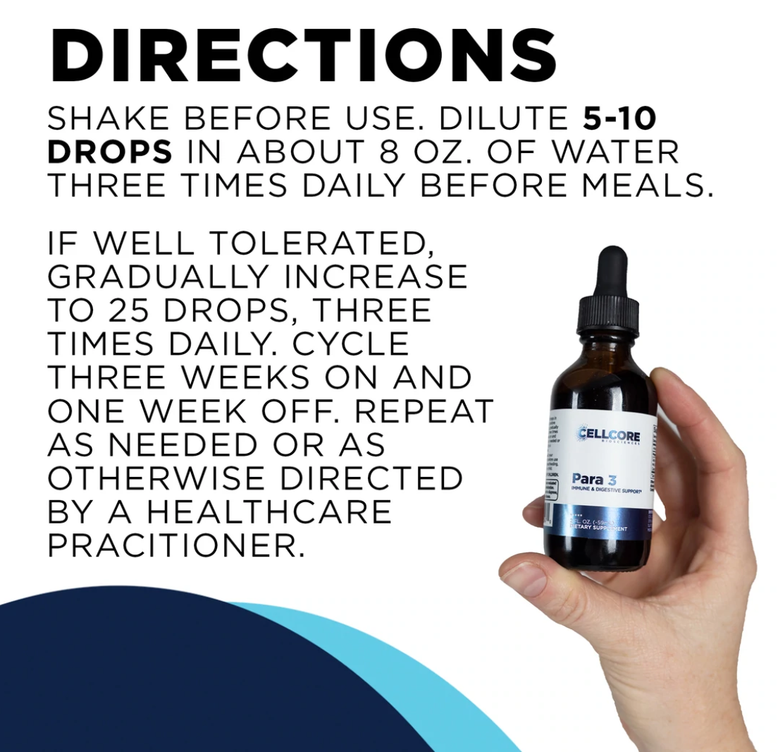CellCore Para 3: Immune & Digestive Support Liquid 5