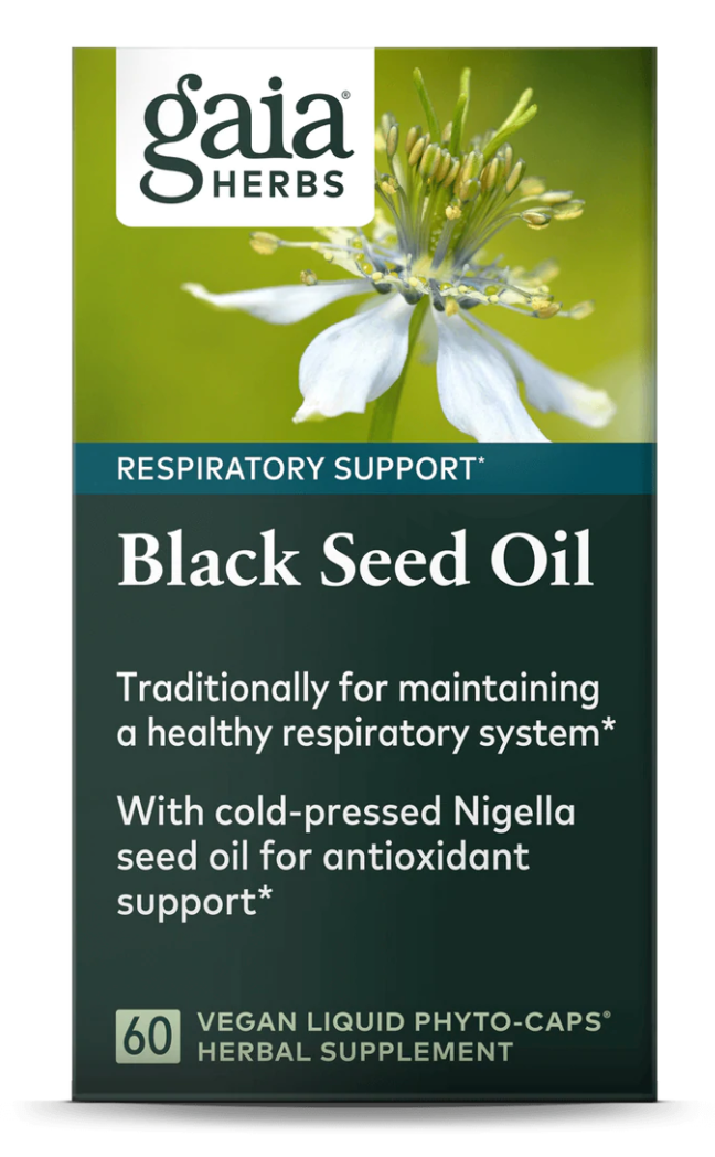 Gaia Herbs Black Seed Oil Capsules