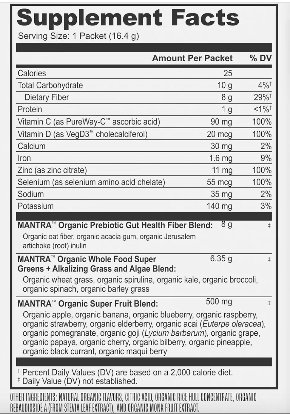 Mantra Labs Super Greens Powder