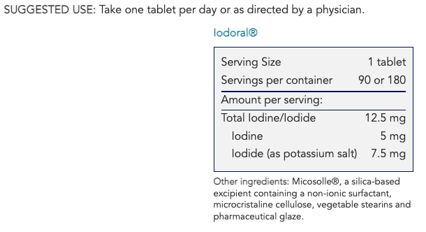 Optimox Iodoral IOD 12.5 Tablets 2
