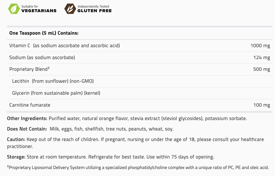Alive and Well Super C - Liposomal Liquid 2