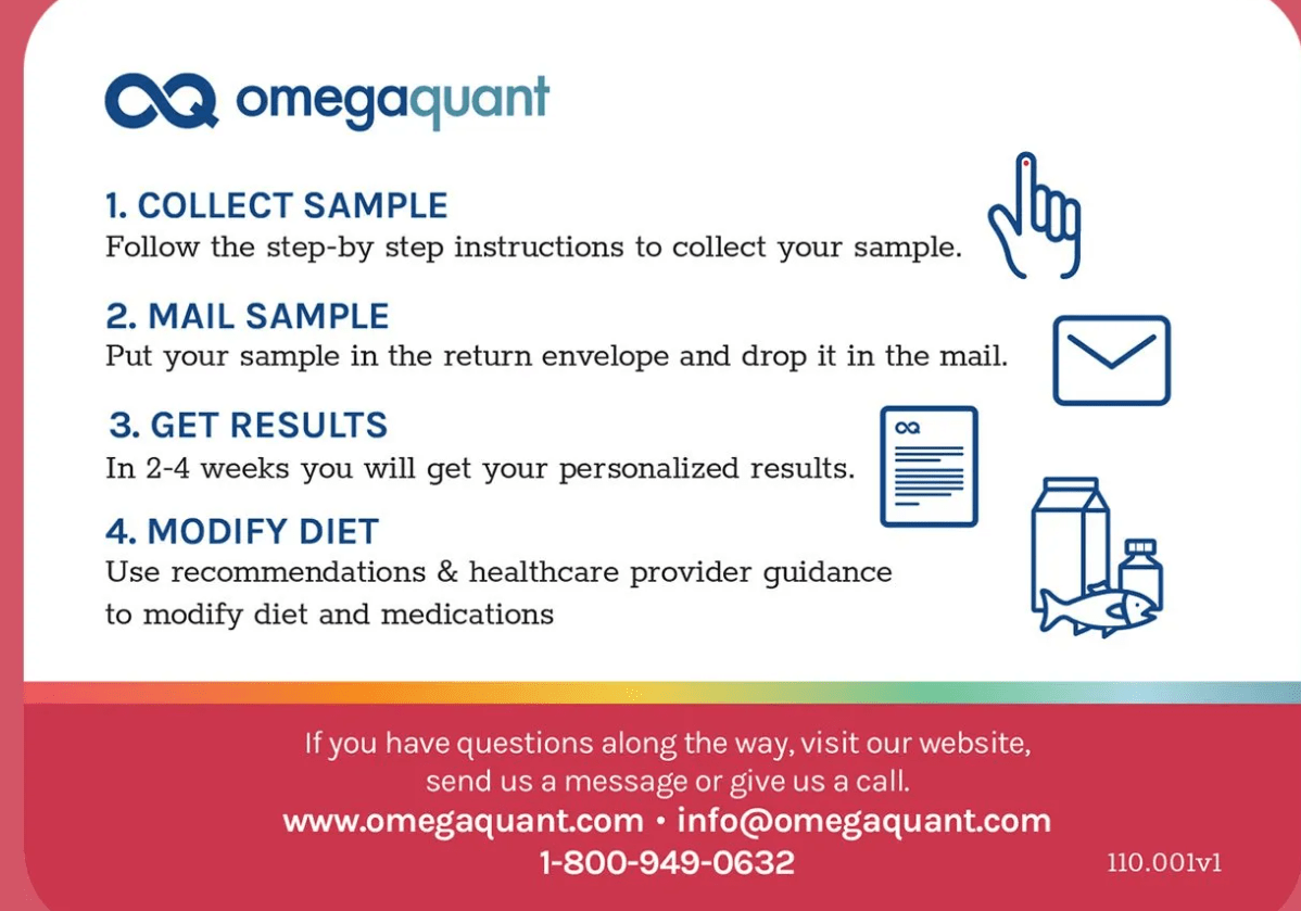 OmegaQuant Hemoglobin A1c (HbA1c) Test Kit 2