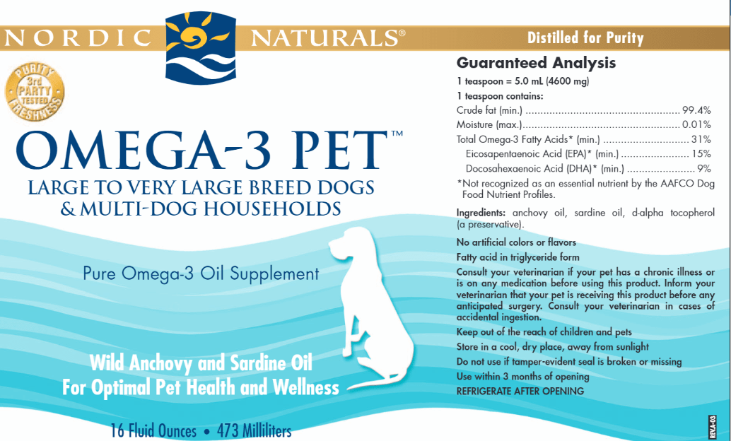 Nordic Naturals Omega-3 PET Oil 3