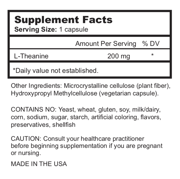 Machemehl Method Institute Theanine 200 Capsules 2