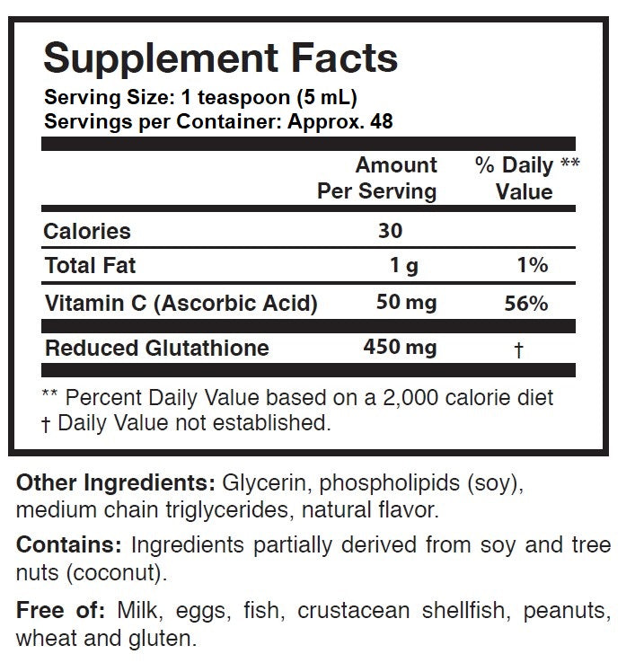 Researched Nutritionals Tri-Fortify Liposomal Glutathione Gel 7