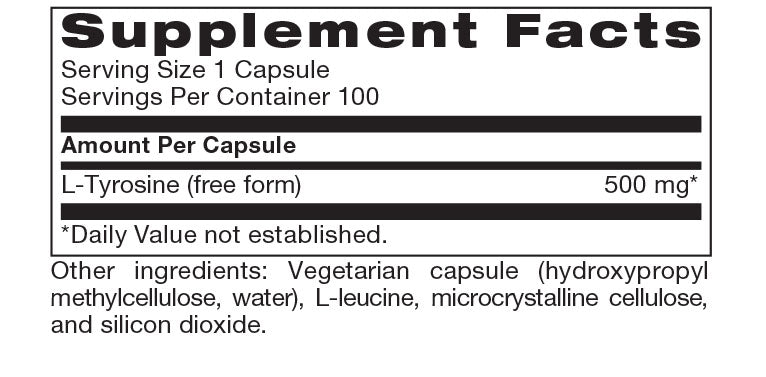 Machemehl Method Institute Tyrosine Capsules 2