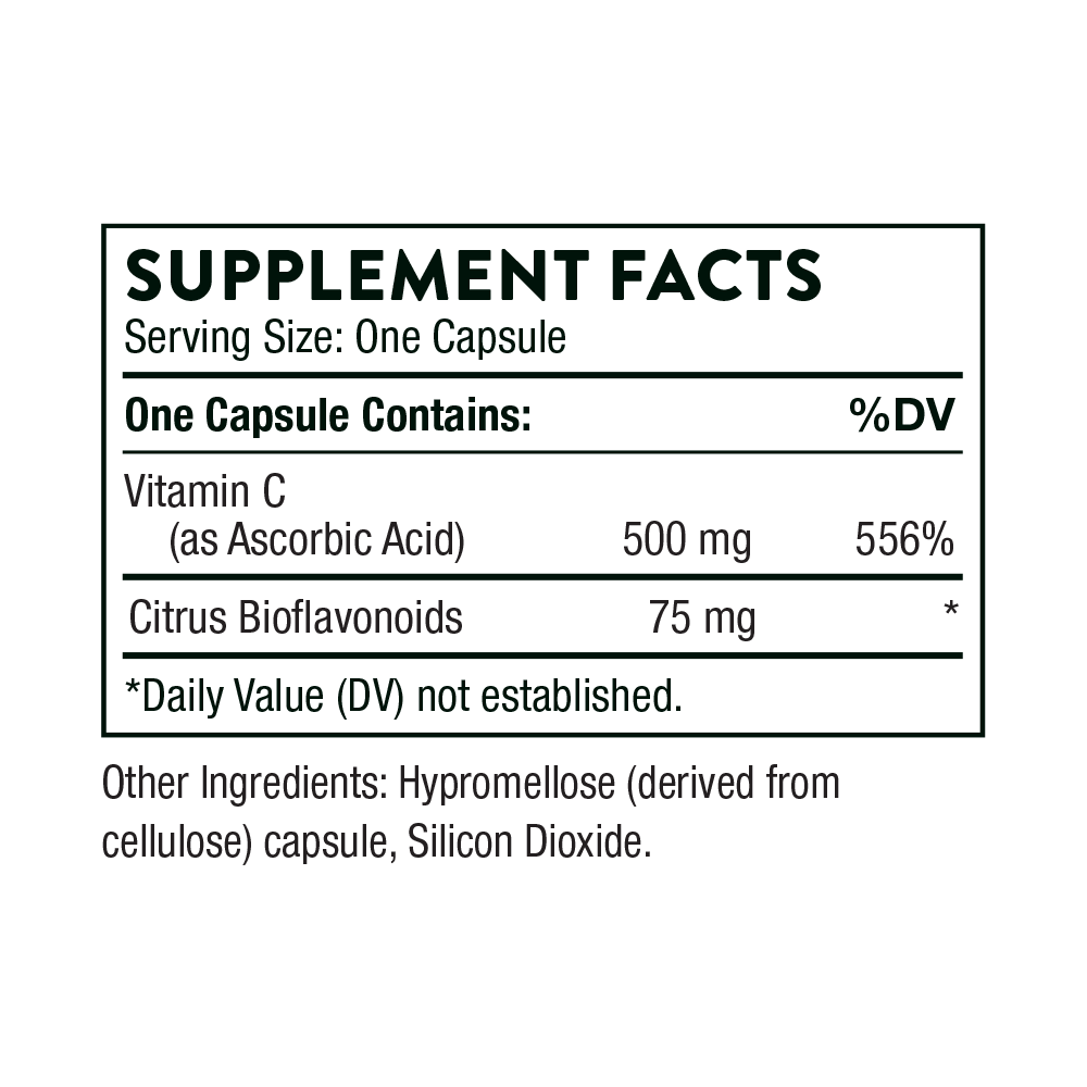 Thorne Vitamin C with Flavonoids Capsules 3