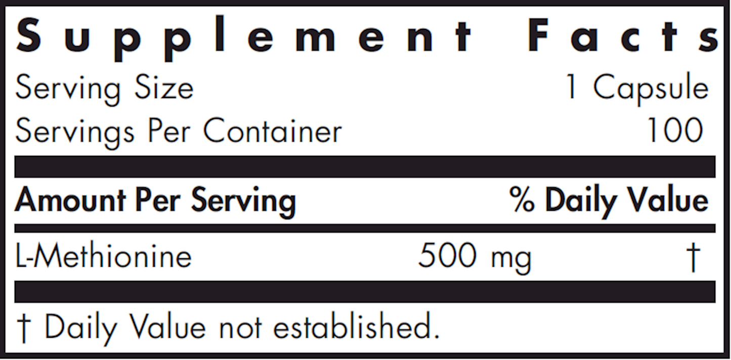 Allergy Research Group L-Methionine Capsules 2