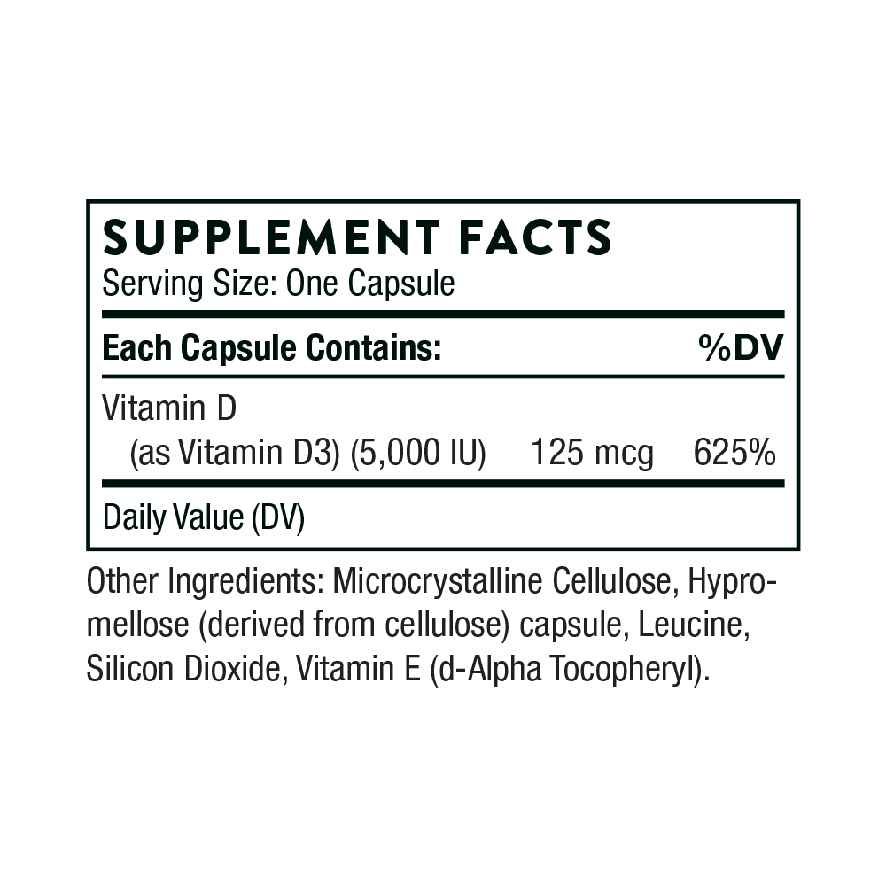 Thorne D-5000 Capsules 2