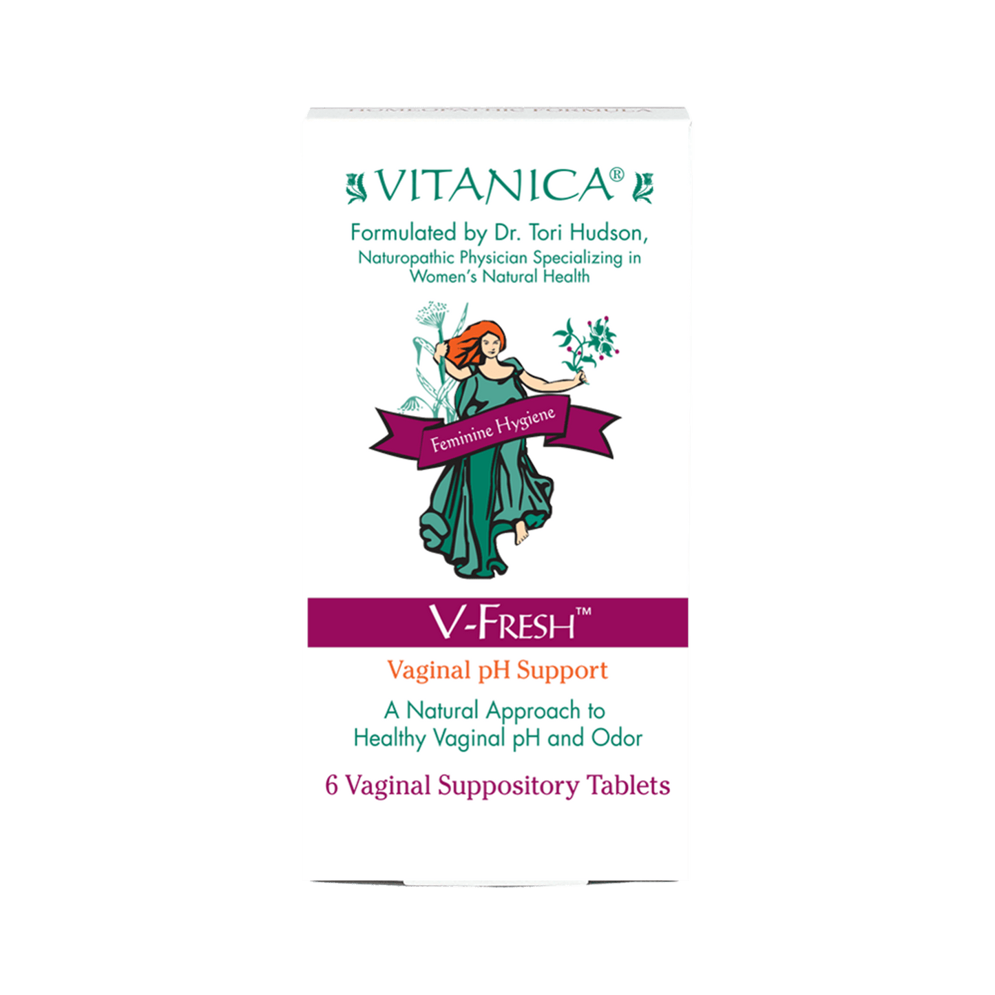 Vitanica V-Fresh Vaginal ph suppositories