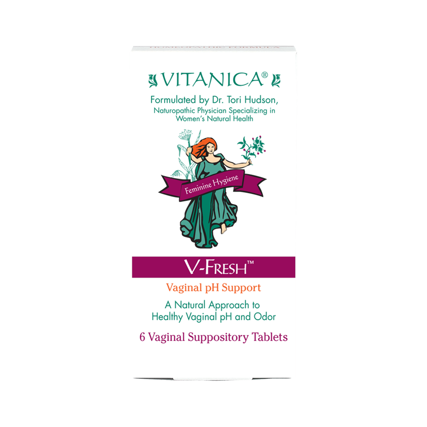 Vitanica V-Fresh Vaginal ph suppositories