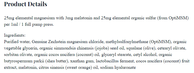 Ancient Minerals Magnesium Lotion Goodnight 3