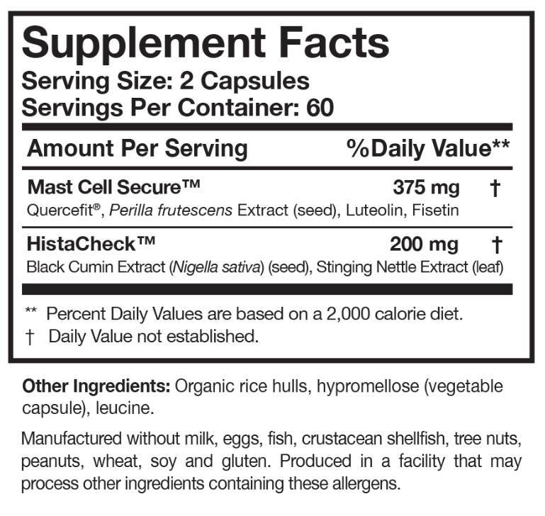 Researched Nutritionals HistaQuel Capsules 8