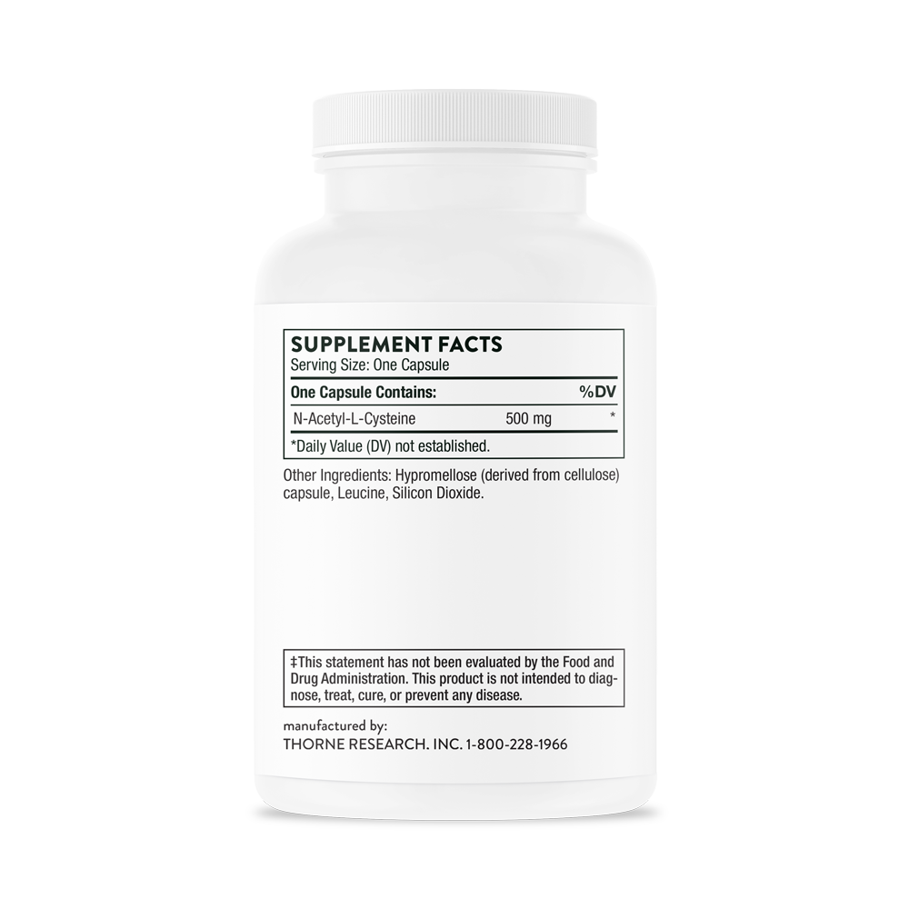 Thorne NAC - N-Acetylcysteine Capsules 4