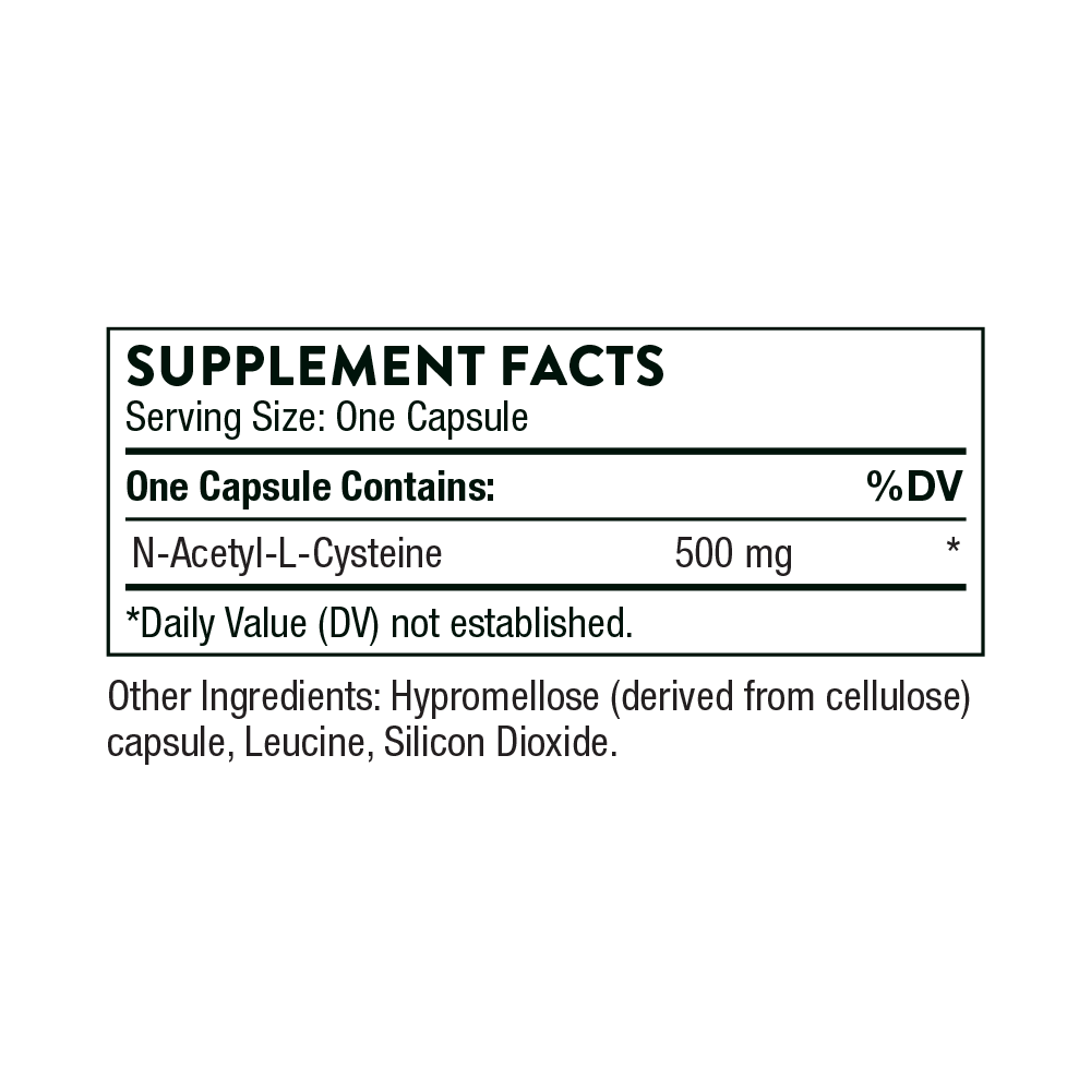 Thorne NAC - N-Acetylcysteine Capsules 2