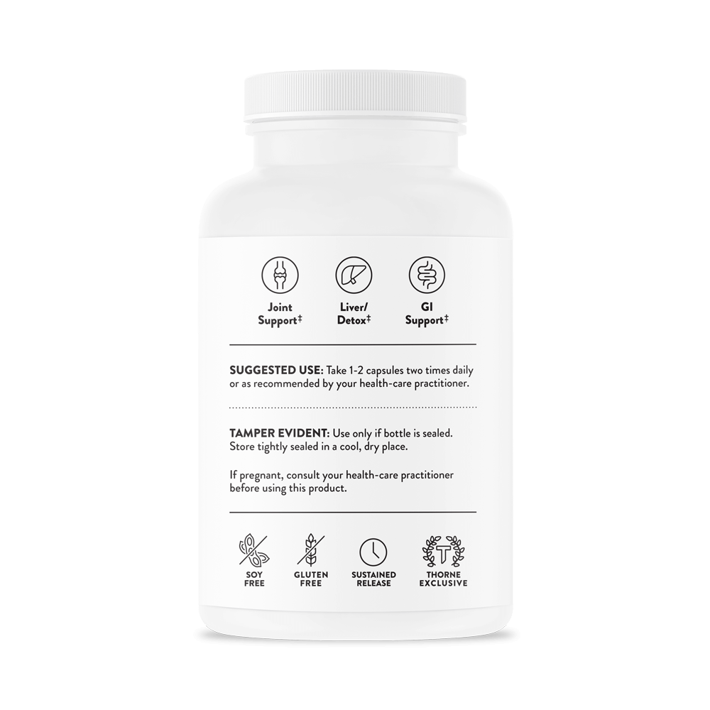 Thorne Curcumin Phytosome 500 mg Sustained Release Capsules