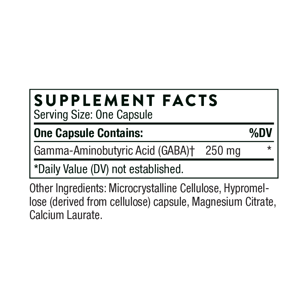 Thorne PharmaGABA-250 Capsules 3