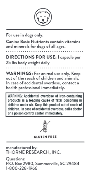 Thorne Vet Canine Basic Nutrients Soft Chews for Dogs 3