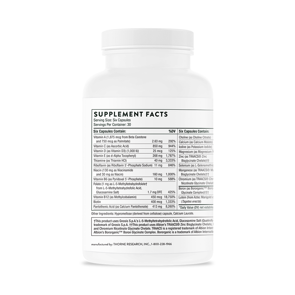 Thorne Men's Multi 50+ Capsules 4
