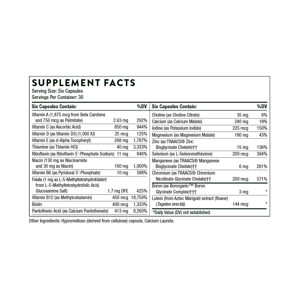 Thorne Men's Multi 50+ Capsules 2