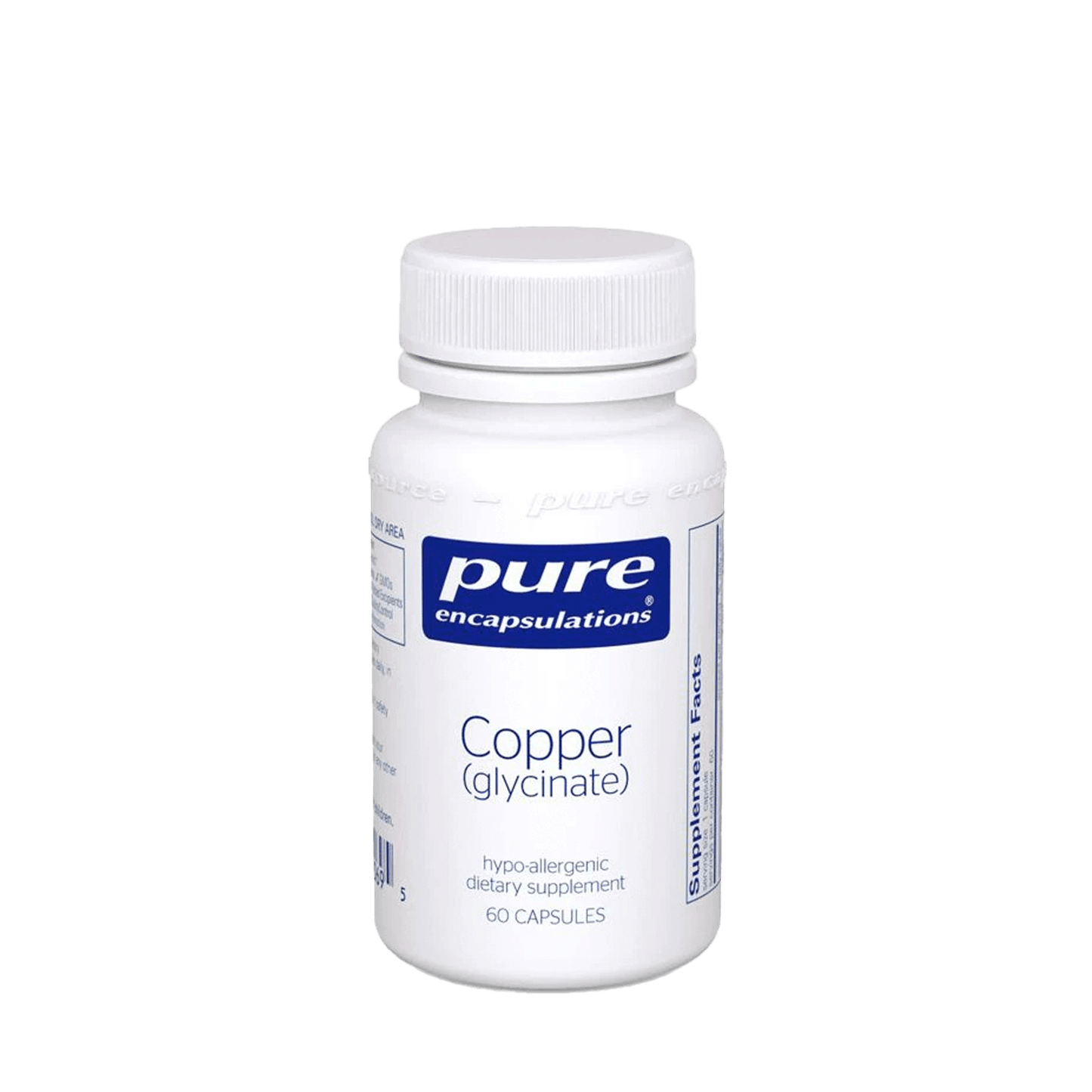 Pure Encapsulations Copper (glycinate) Capsules
