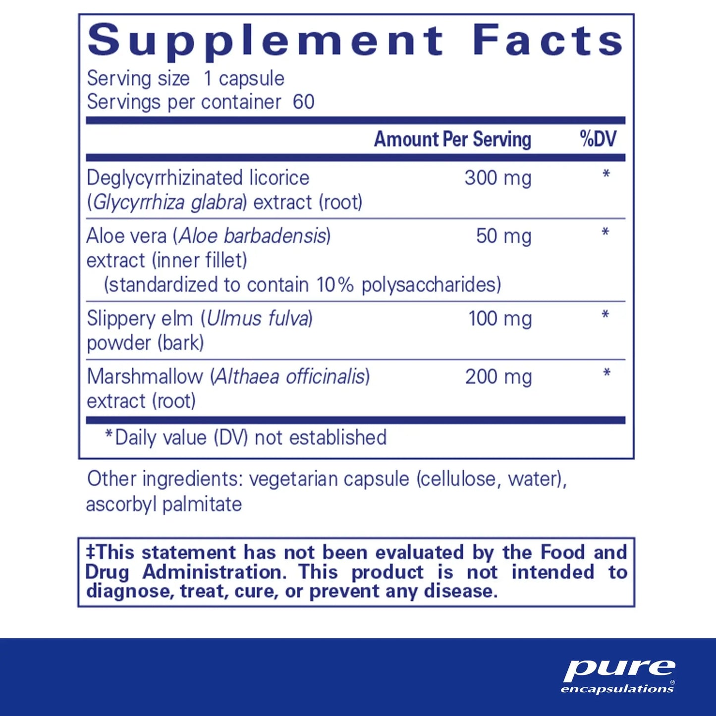 Pure Encapsulations DGL Plus Capsules