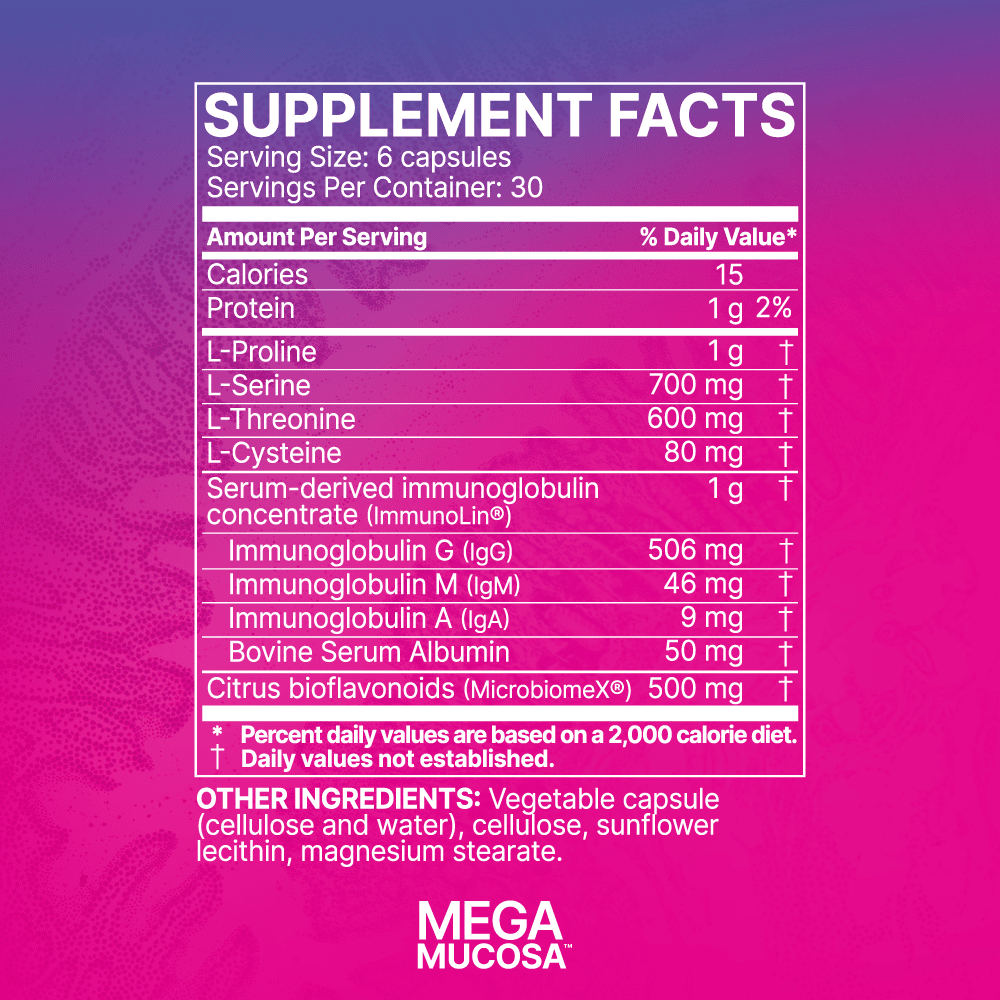 Microbiome Labs MegaMucosa Capsules