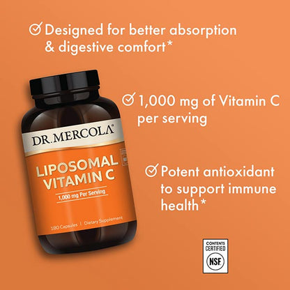 Dr. Mercola Liposomal Vitamin C Capsules
