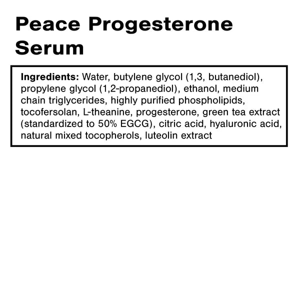 Quicksilver Golden Hour Peace Progesterone Serum