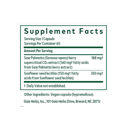Gaia Herbs Pro Saw Palmetto Phyto