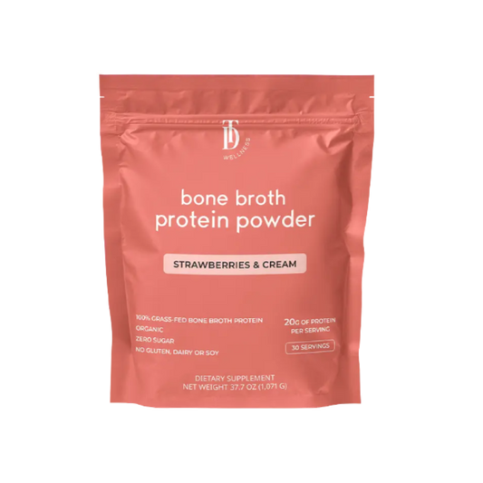 Taylor Dukes Bone Broth Protein Powder - Strawberries & Cream 1