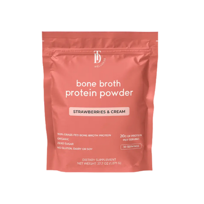 Taylor Dukes Bone Broth Protein Powder - Strawberries & Cream