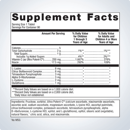 Metagenics Ultra Potent-C Chewable Tablets