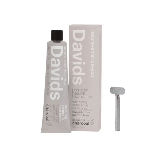 Davids Peppermint + Charcoal Toothpaste