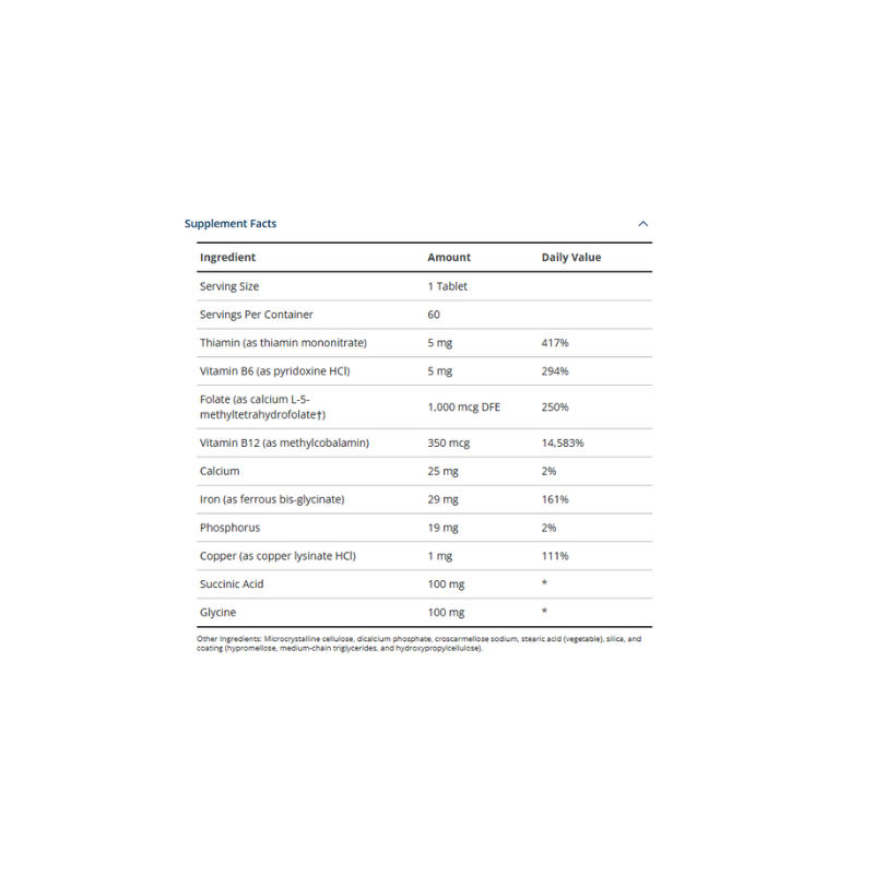 Metagenics Hemagenics Tablets