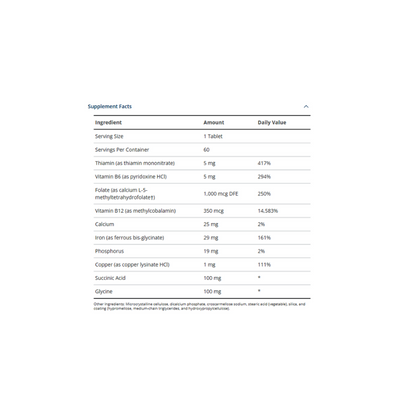 Metagenics Hemagenics Tablets