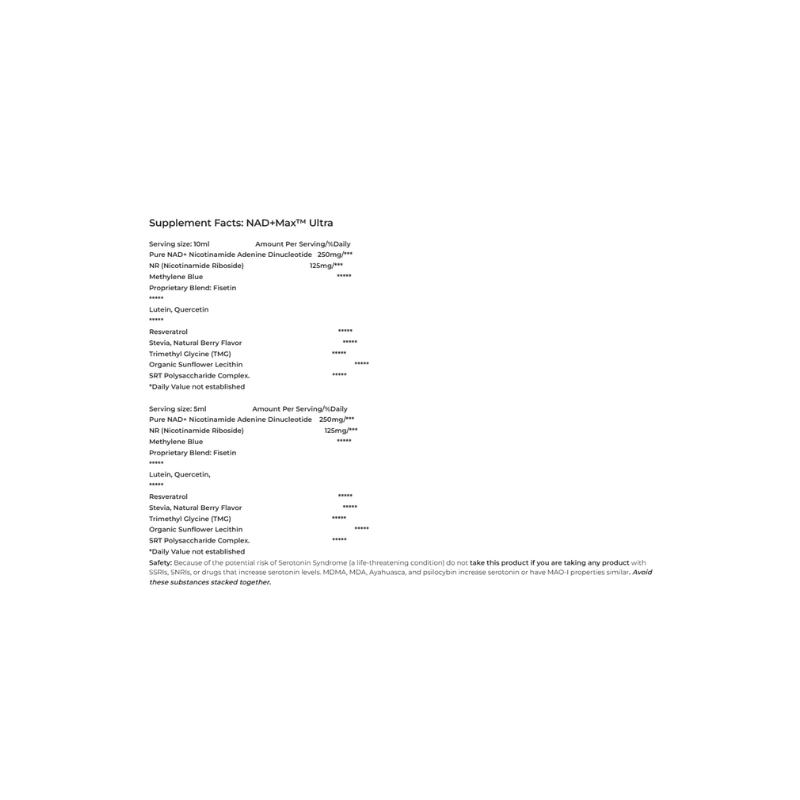 Mitozen NAD+Max Ultra Liposomal Liquid