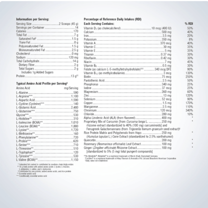 Metagenics UltraInflamX Plus 360 Medical Food Powder