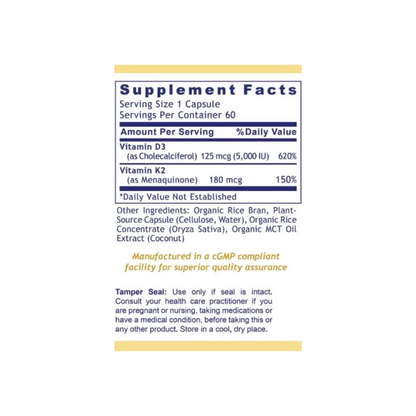 Premier Research Labs Vegan D3/K2 Capsules