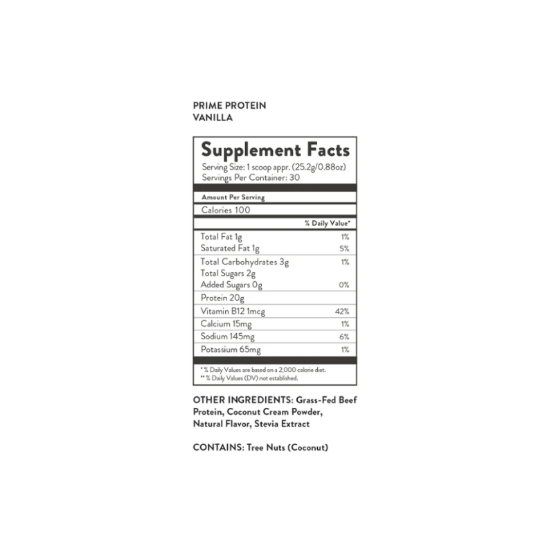 Equip Prime Beef Isolate Protein Vanilla