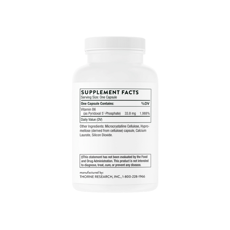 Thorne Pyrodoxal 5'-Phosphate (P5P) Capsules