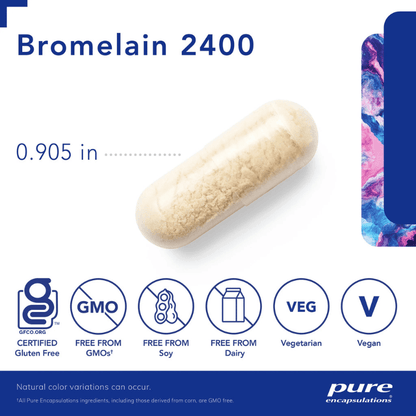 Pure Encapsulations Bromelain 2400 Capsules