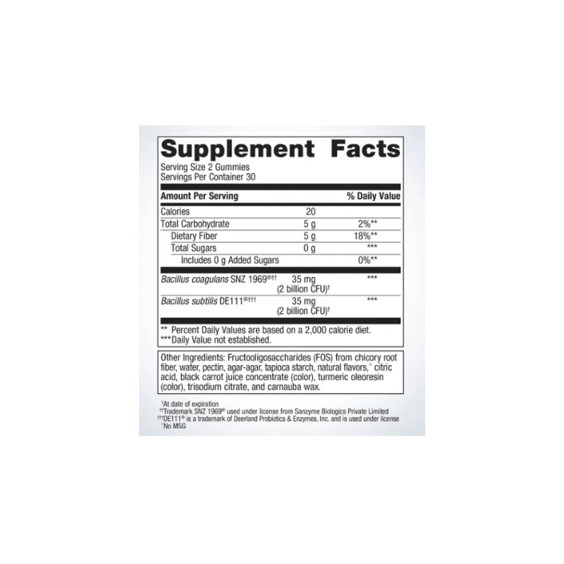 Metagenics UltraFlora 3in1 Daily Probiotic Gummies