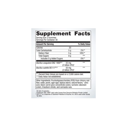 Metagenics UltraFlora 3in1 Daily Probiotic Gummies