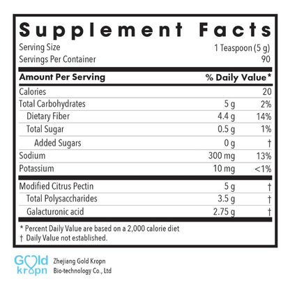 Allergy Research Group Modified Citrus Pectin Powder