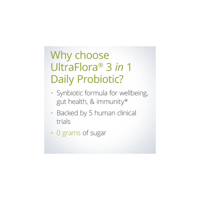 Metagenics UltraFlora 3in1 Daily Probiotic Gummies