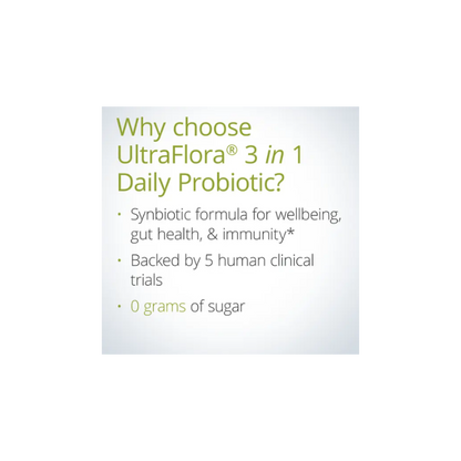 Metagenics UltraFlora 3in1 Daily Probiotic Gummies