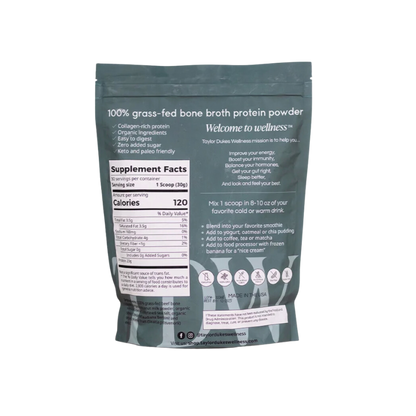 Taylor Dukes Bone Broth Protein Powder - Vanilla