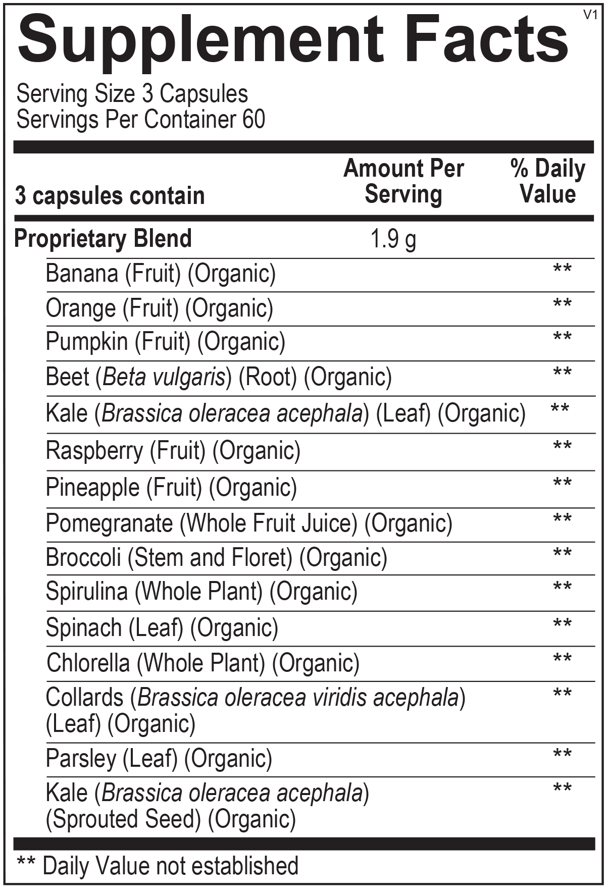 INDIGO GREEN CAPSULES