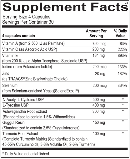 Orthomolecular Thyrotain Capsules